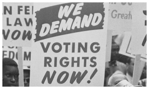 Voting rights poster