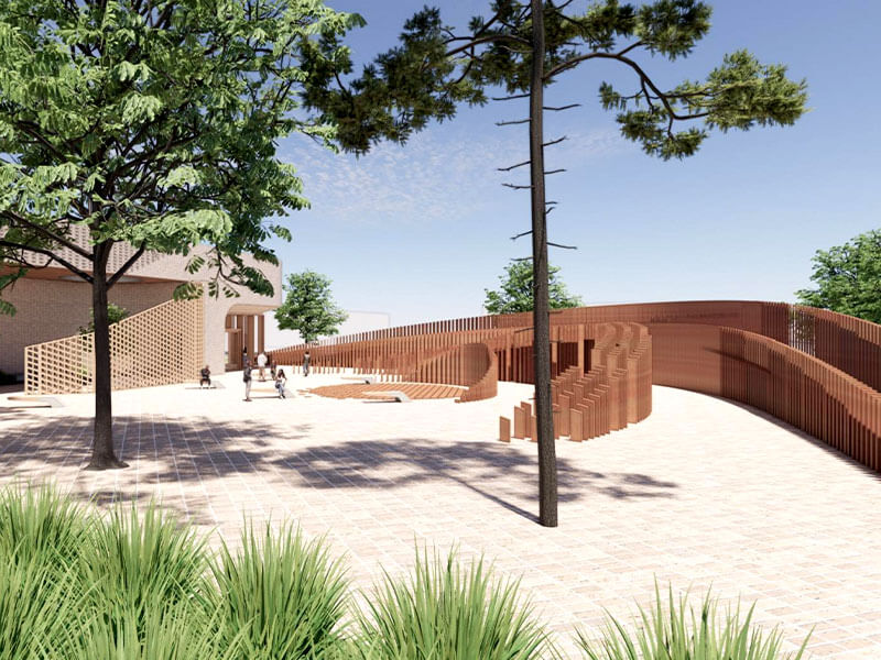 Foot Soldiers Park memorial trail rendering