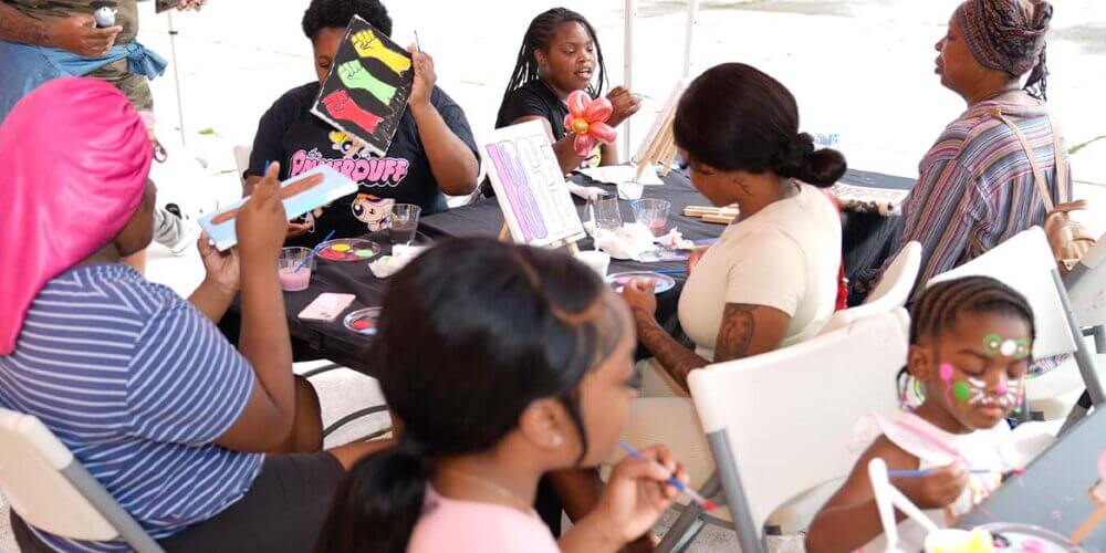 2025 Juneteenth event attendees