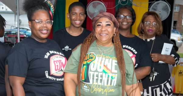 Frances Cleveland at a Foot Soldiers Park event